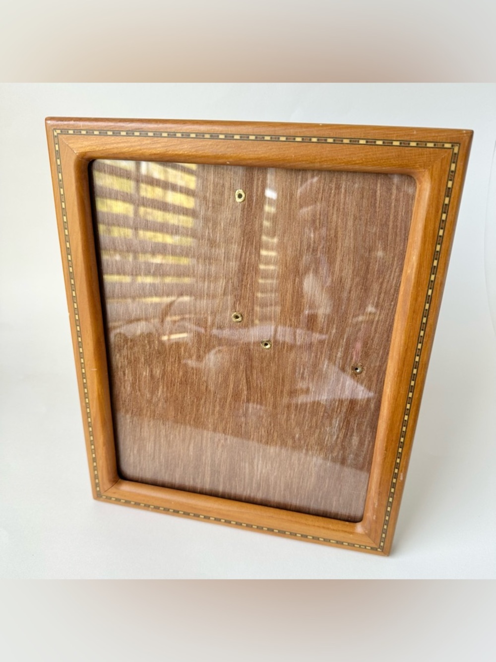 Vintage Teak Wood 8x10 Photo Frame